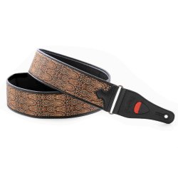 RightOn! Cordoba Brown Guitar Strap